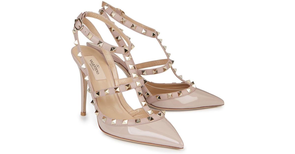 beige rockstud valentino