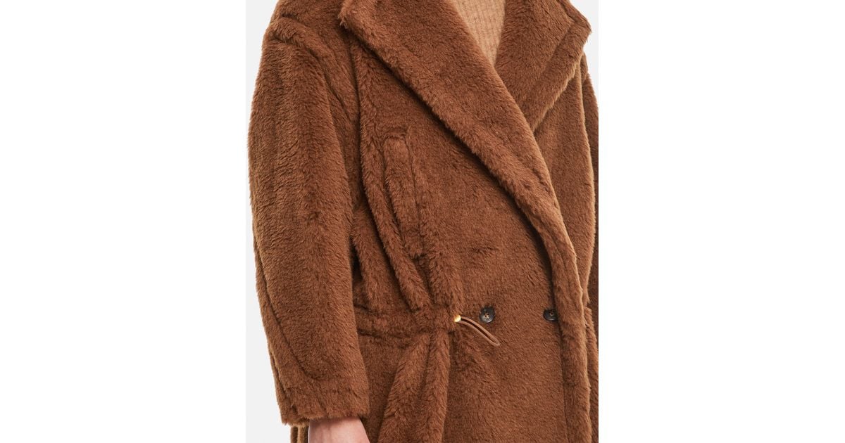 Max Mara Teddy Nebula Parka Coat in Brown | Lyst UK