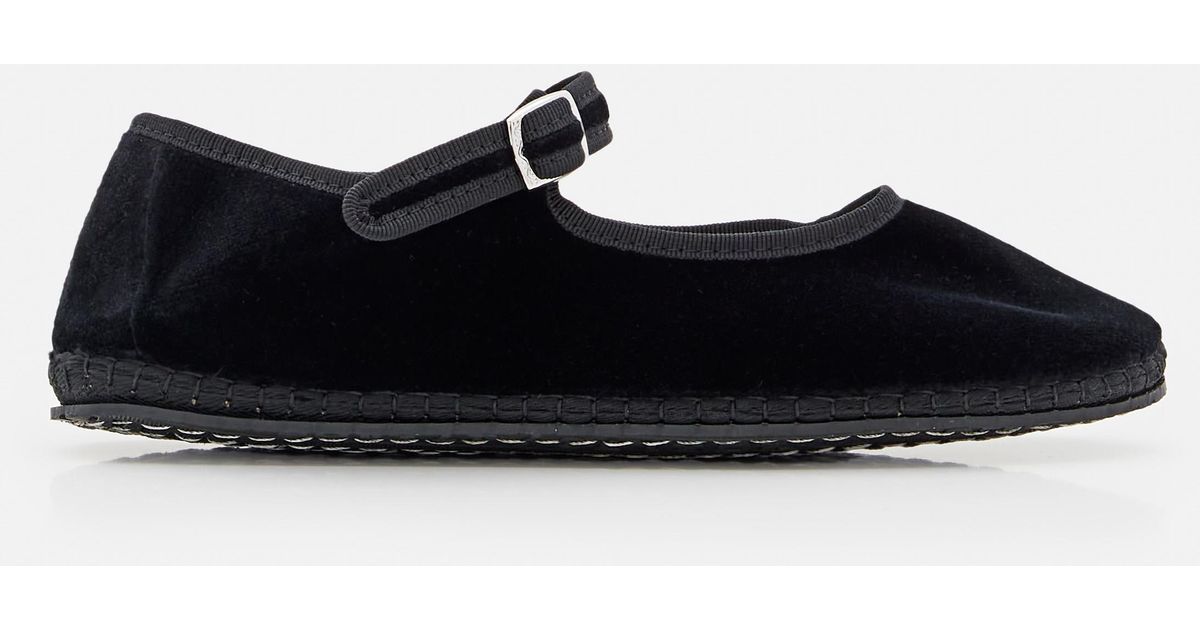 DROGHERIA CRIVELLINI Mary Jane Velvet Furlane in White | Lyst