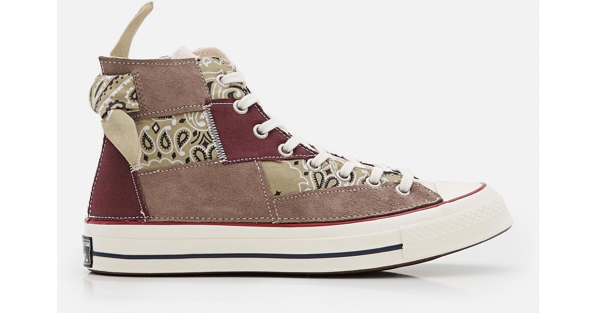 Converse Chuck 70 Canvas Ltd - Maroon Paisley Patchwork' in Brown for Men |  Lyst