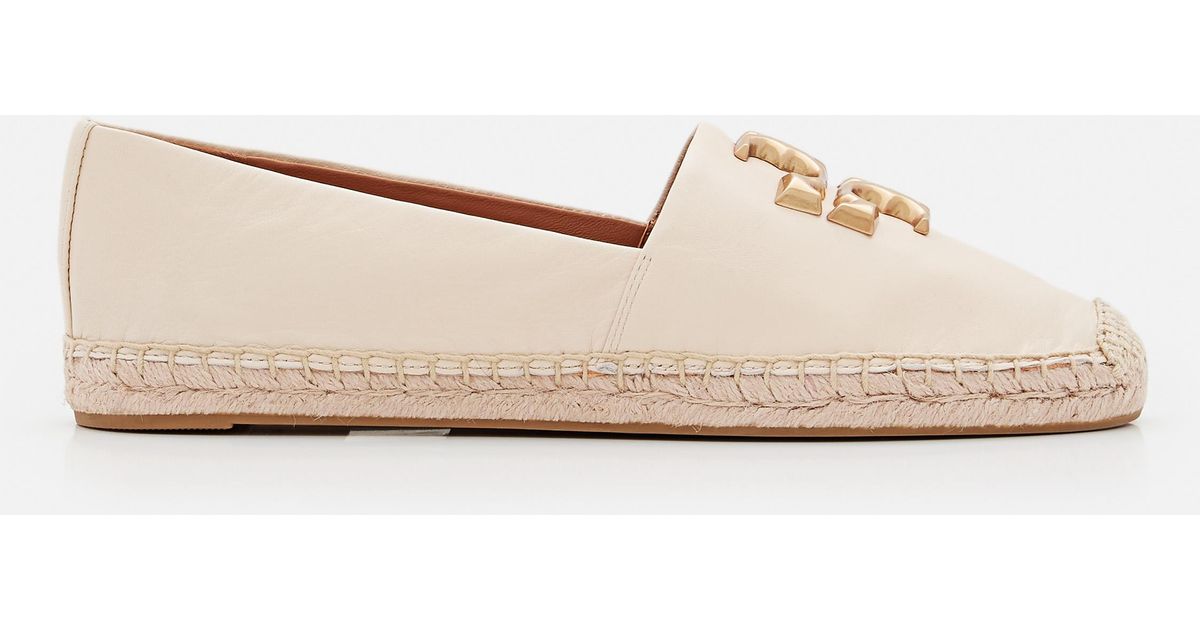 tory burch eleanor leather espadrilles