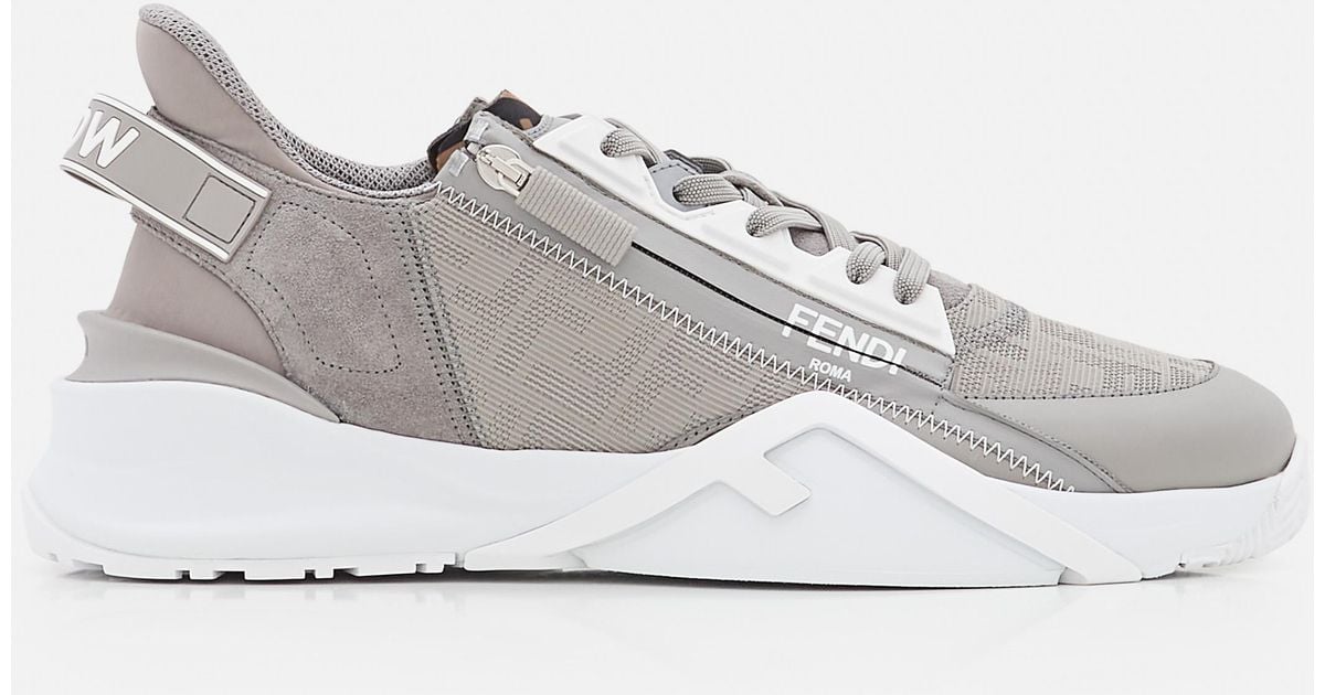 Fendi Flow Sneakers in Grey (Grey) for Men | Lyst UK