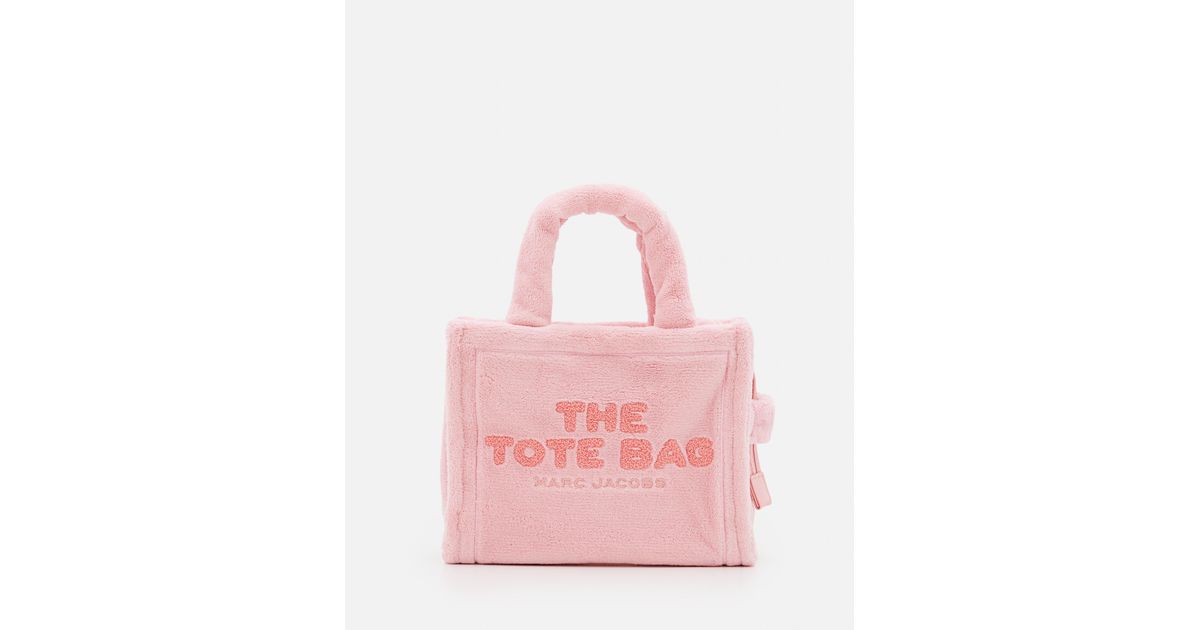 Marc Jacobs Mini Terry Tote Bag in Pink | Lyst