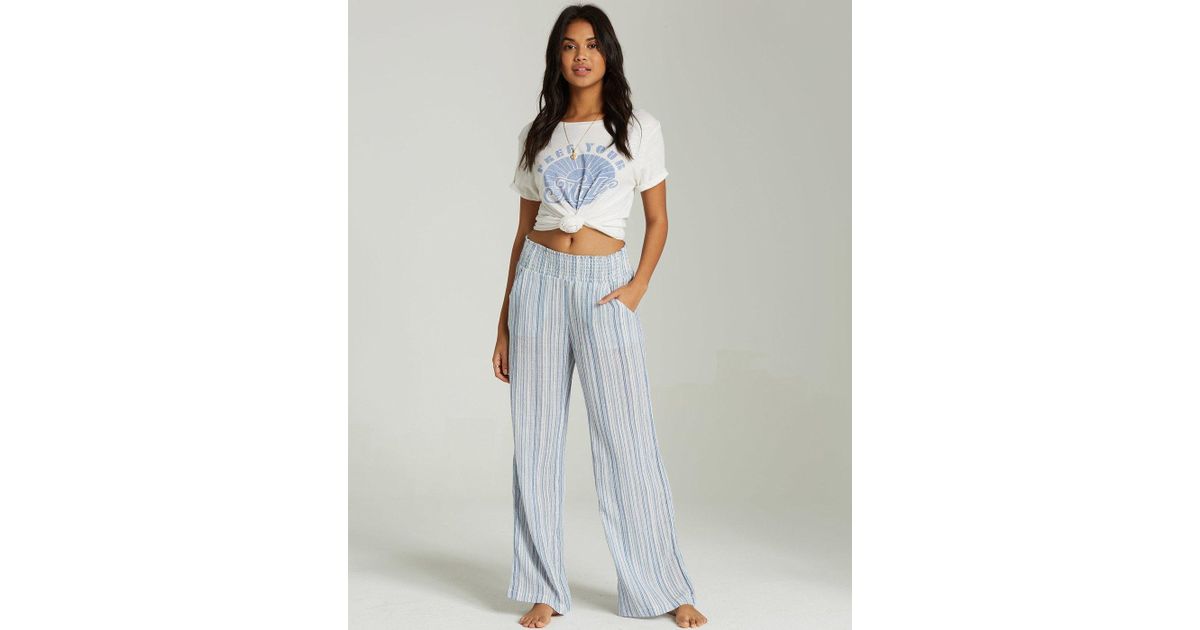 billabong new waves stripe pants