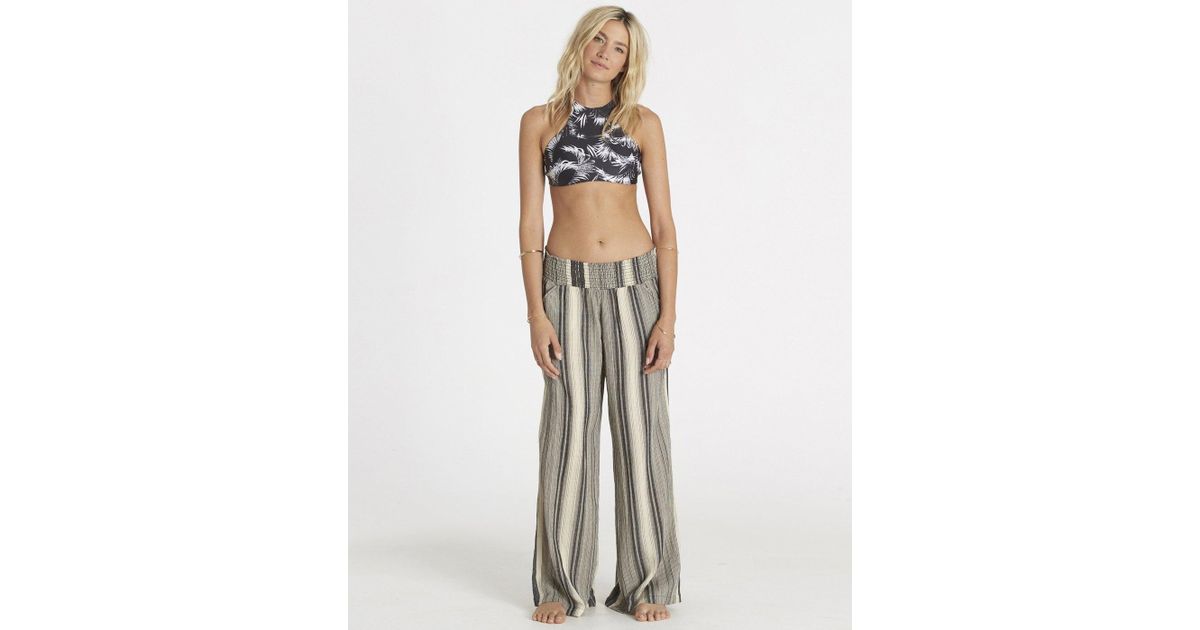 billabong new waves stripe pants