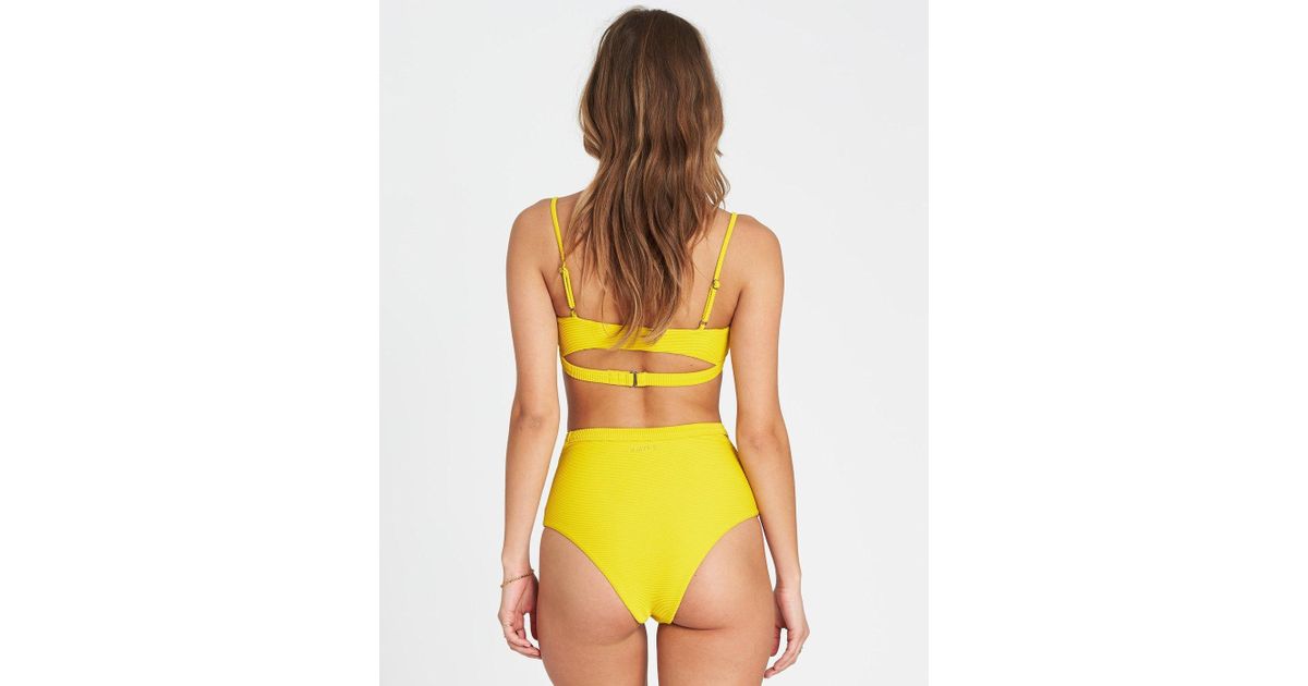 tan ribbed bikini
