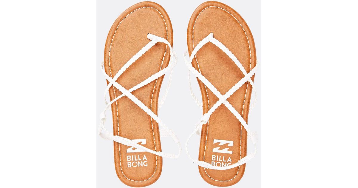 billabong white sandals