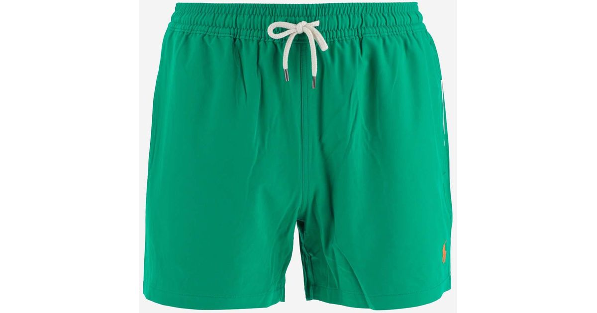 Polo Ralph Lauren Synthetic Green Swimming Costume for Men Lyst