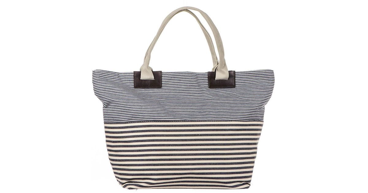 navy beach bag