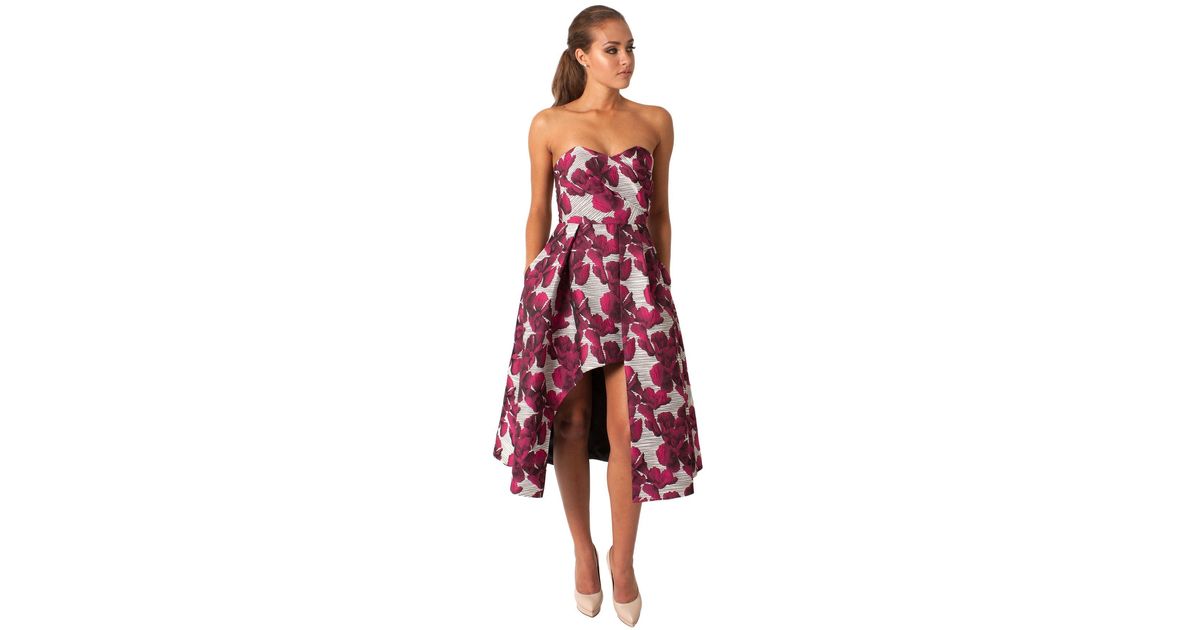 black halo caine cocktail dress