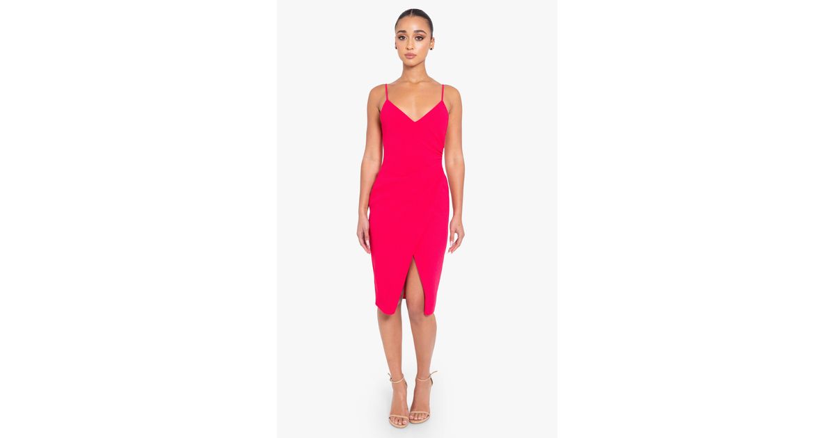 Black Halo Bowery Sheath Dress in Pink Lyst UK