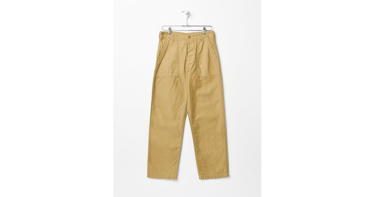 Orslow Us Army Fatigue Pants (regular Fit) in White for Men Lyst