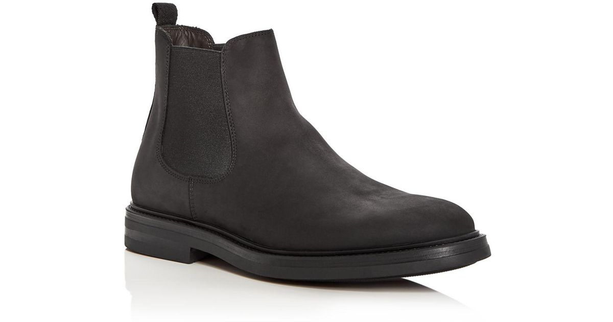 nubuck leather chelsea boots