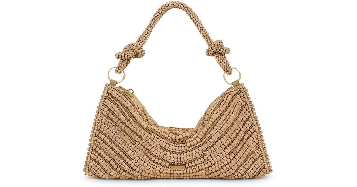 Cult Gaia Hera Nano Shoulder in Black/Pearl