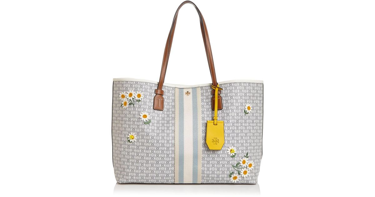 tory burch gemini link applique tote