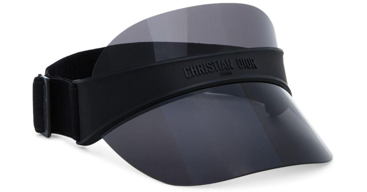 Dior Club V1u Visor in Black Lyst Canada