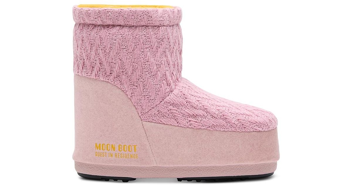Moon Boot Mb X Gir Icon Low Boots in Pink | Lyst