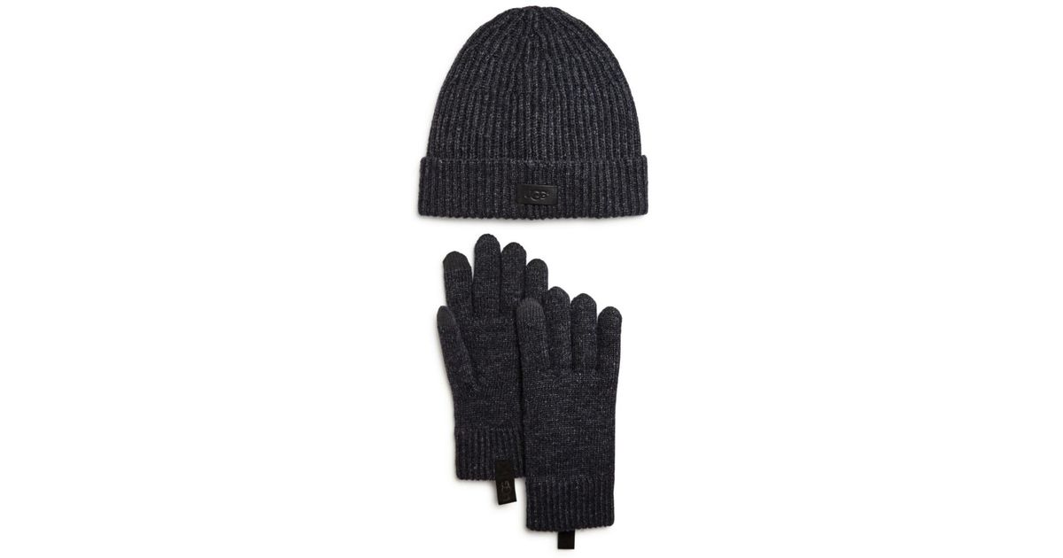 ugg hat and smart glove set