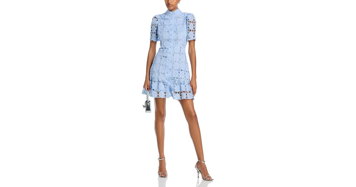 Floral Mock-Neck Mini Sweater Dress