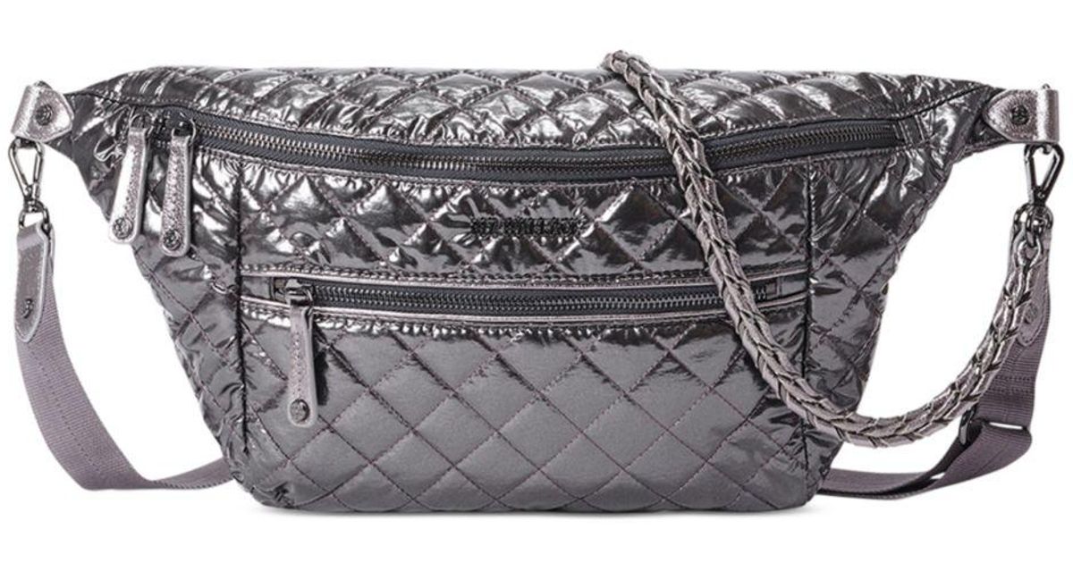 MZ Wallace Large Crossbody Sling Bag in Gray Lyst
