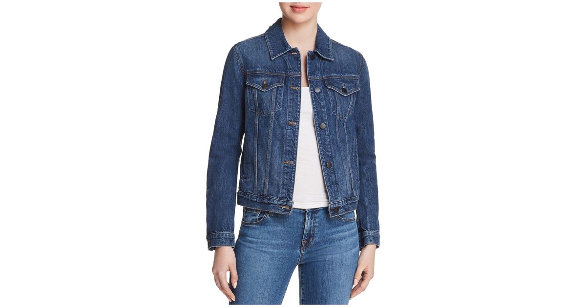 j brand slim denim jacket