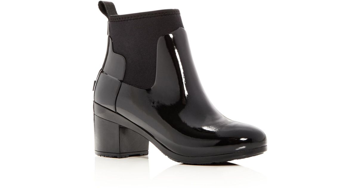 hunter refined mid heel gloss