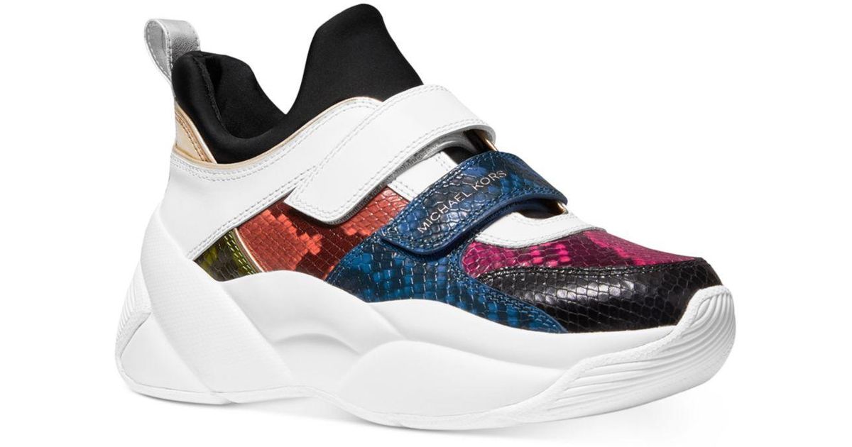 keeley canvas and leather trainer