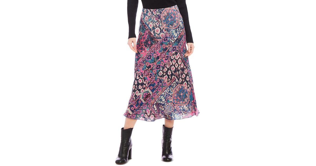 Teal Karine Bias Skirt main image 0