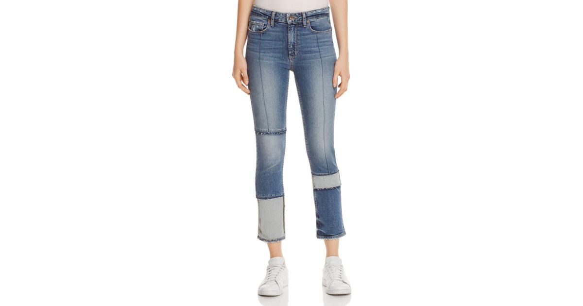 paige jacqueline straight crop jeans