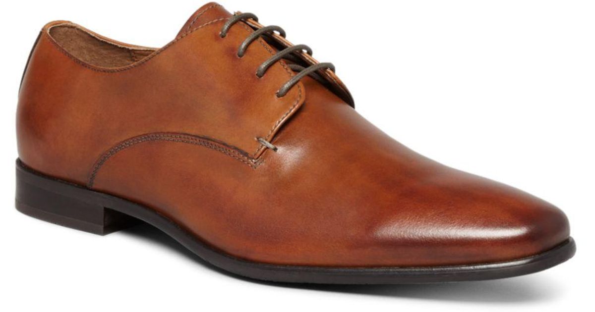 Gordon Rush Men's Manning Leather Plain Toe Derbys in Cognac (Brown) for Men - Lyst