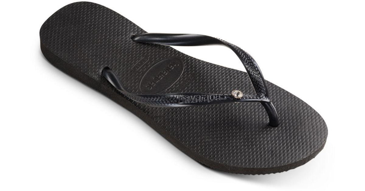 havaianas black crystal