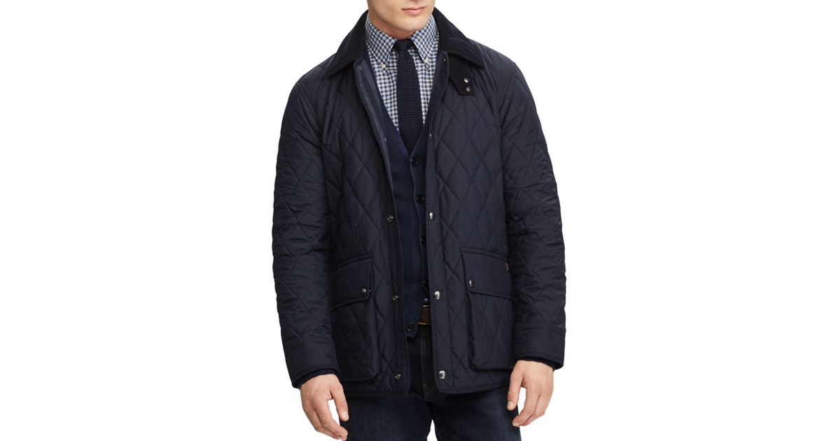 iconic quilted car coat