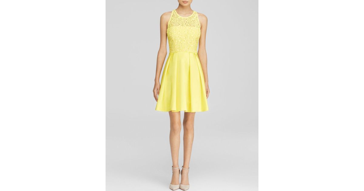 yellow dress bloomingdales