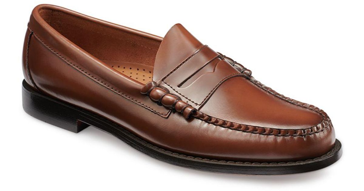 G.H. Bass & Co. Larson Lug Slip On Weejun Penny Loafers in Brown for
