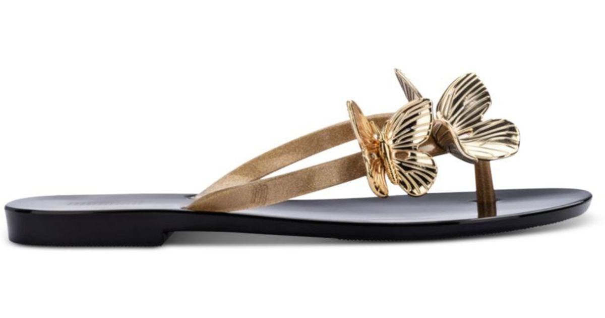 Melissa Harmon Fly Butterfly Scented Thong Sandals | Lyst
