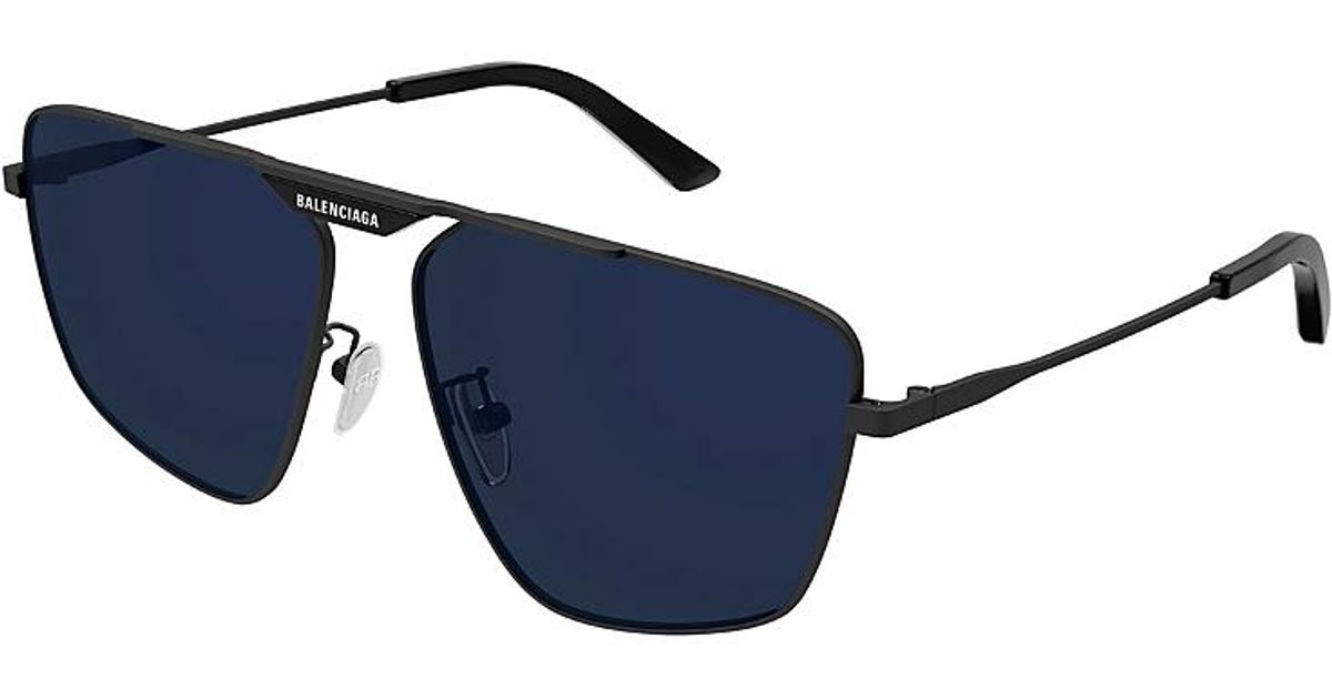 Balenciaga Pilot Sunglasses, 61Mm in Blue | Lyst display picture 2