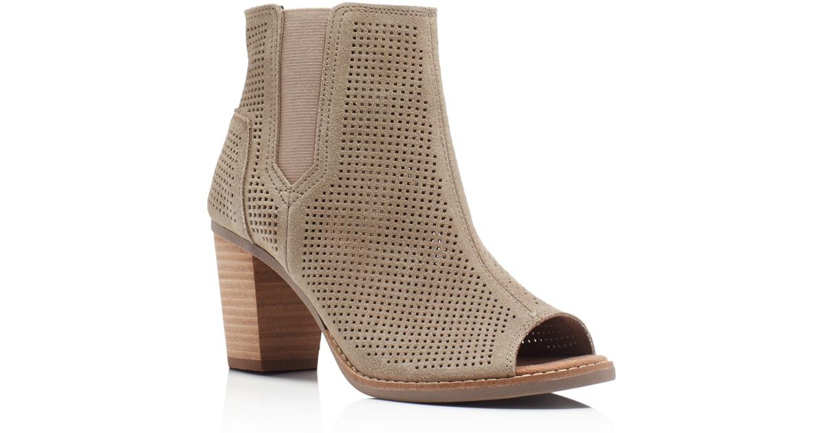 toms perforated booties