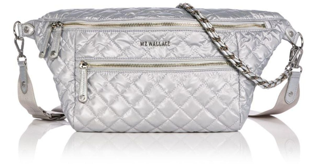 MZ Wallace Large Crossbody Sling Bag in Gray Lyst