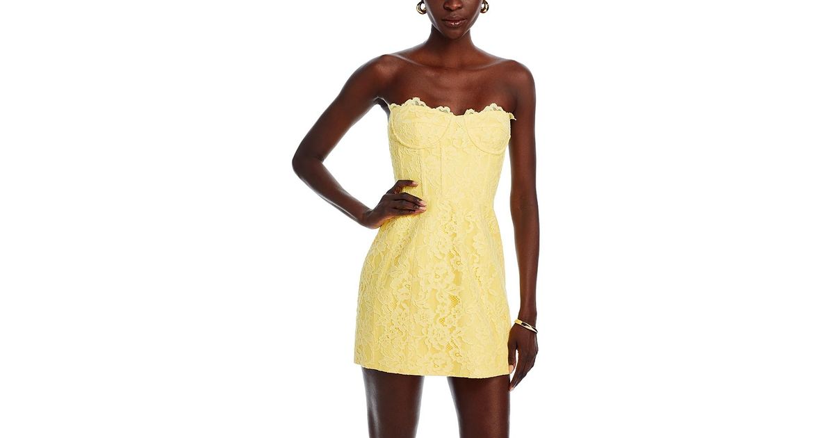 chinese dress ladies Sheer Lace A-Line Mini Dress in Ivory - 6