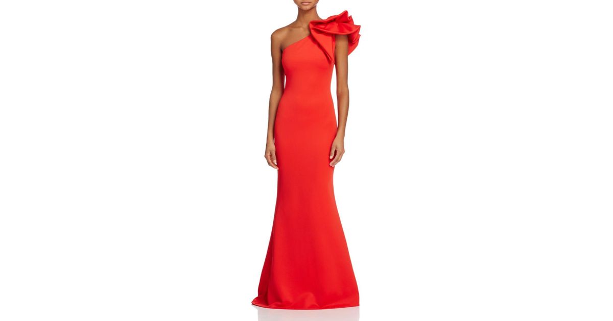 betsy adam one shoulder dress