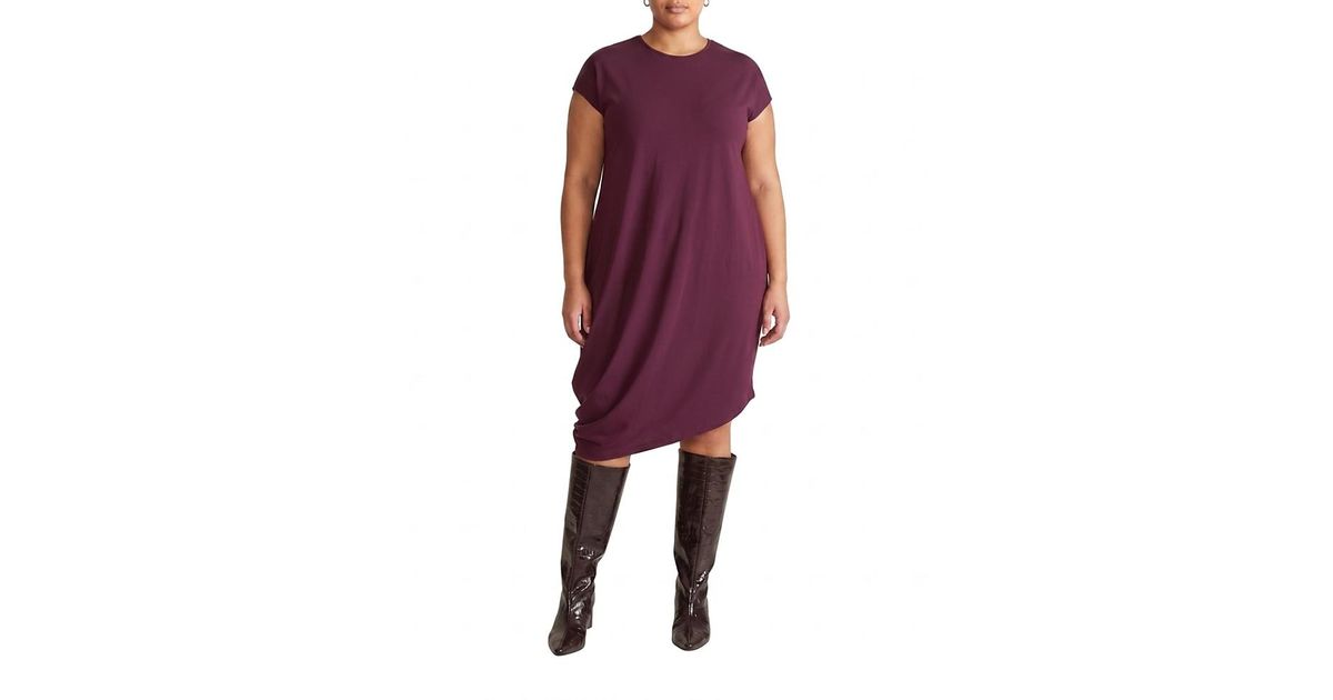 UNIVERSAL STANDARD Plus Iconic Geneva Dress in Purple | Lyst