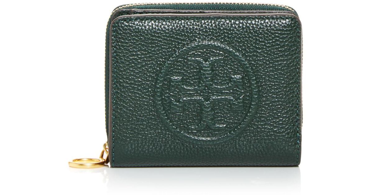 Tory Burch☆財布☆レーザー☆PERRY BOMBE LEATHER WALLET