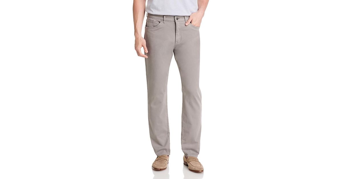 Peter Millar Signature Sateen Five Pocket Pants in Grey for Men | Lyst UK