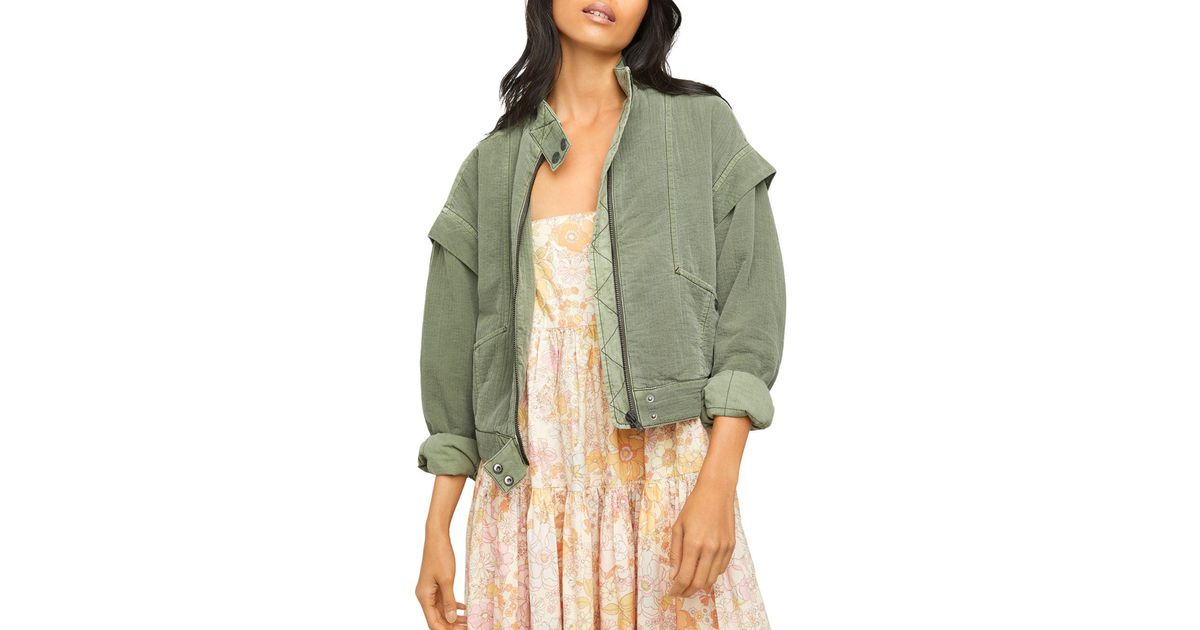 Florence Quilted Bomber Jacket 