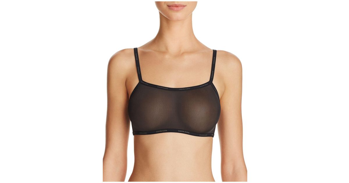 calvin klein sheer bralette