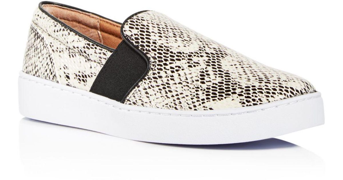 vionic demetra leather slip on sneakers