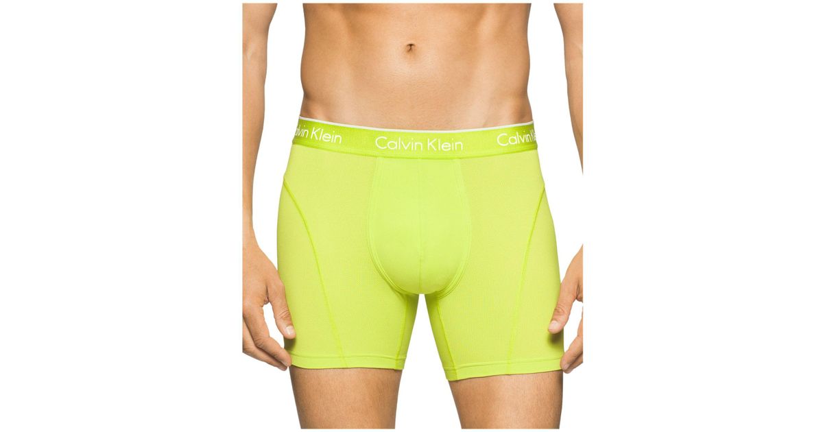 calvin klein yellow boxer briefs