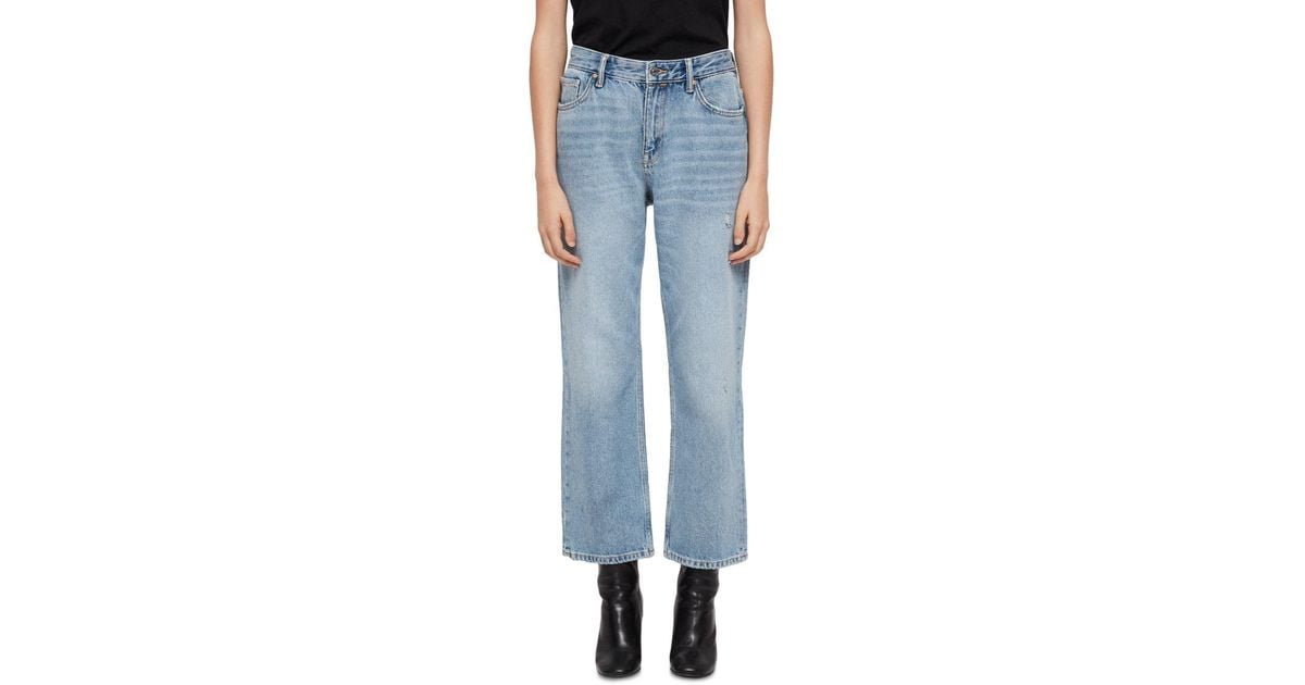 NWT Nili Lotan Franki Reworked Vintage Denim Raw Hem Boyfriend Patch Jeans