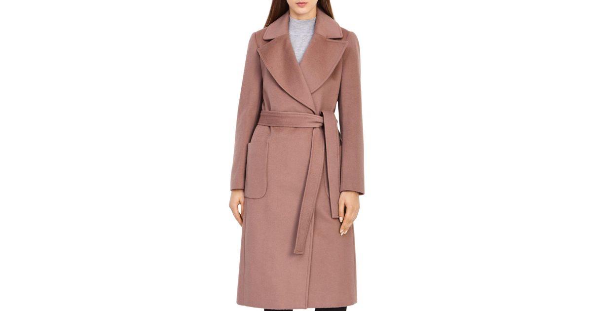 reiss faris coat mocha