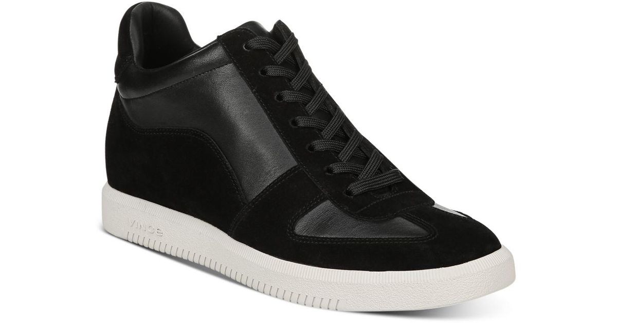 vince ina high top sneaker